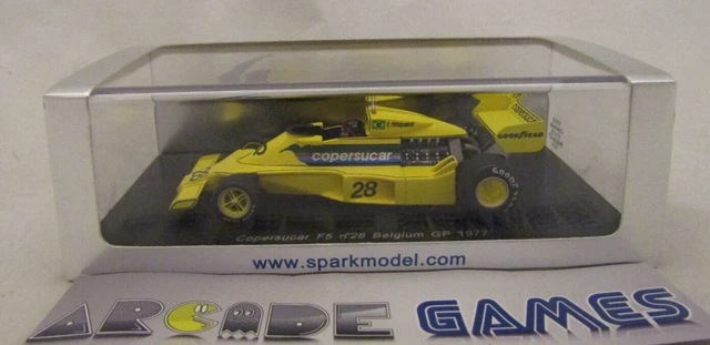 SPARK COPERSUCAR F5 #28 Belgium GP 1977 Emerson Fittipaldi S3930 1
