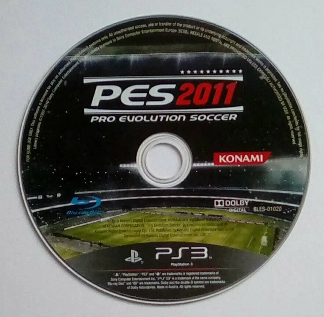 *DISK ONLY* Pro Evolution Soccer 2011 PES Football Playstation 3 Three PS3 PS