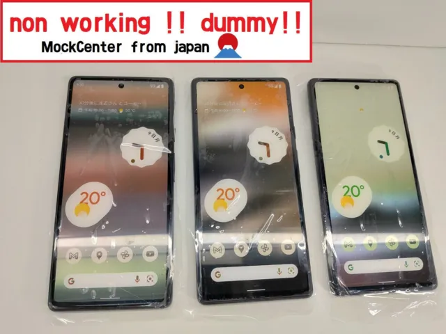 【dummy!】 GOOGLE PIXEL 6a （3color set）non-working cellphone