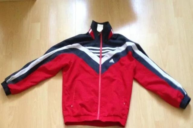 Adidas Trainingsjacke Gr. 152 Sportjacke rot