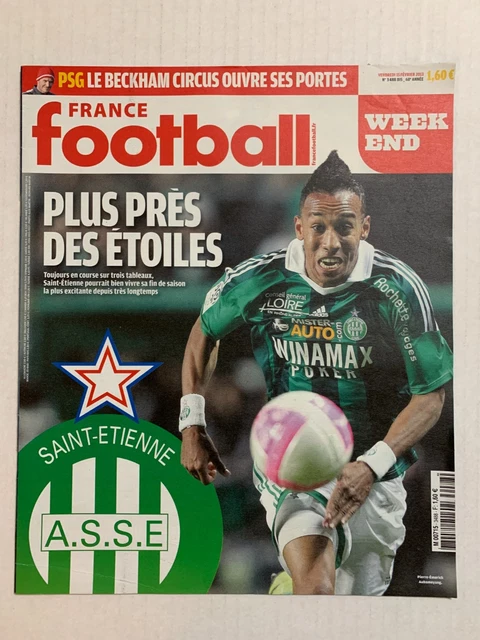 FRANCE FOOTBALL 23 FEVRIER 1988 ST ETIENNE - MARSEILLE SIGNE CASTANEDA