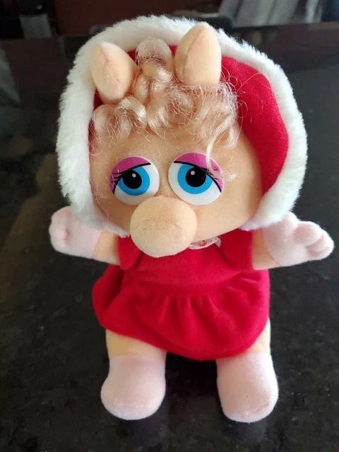 Baby Miss Piggy Plush Stuffed Animal Muppet Jim Henson Vintage McDonalds 1987