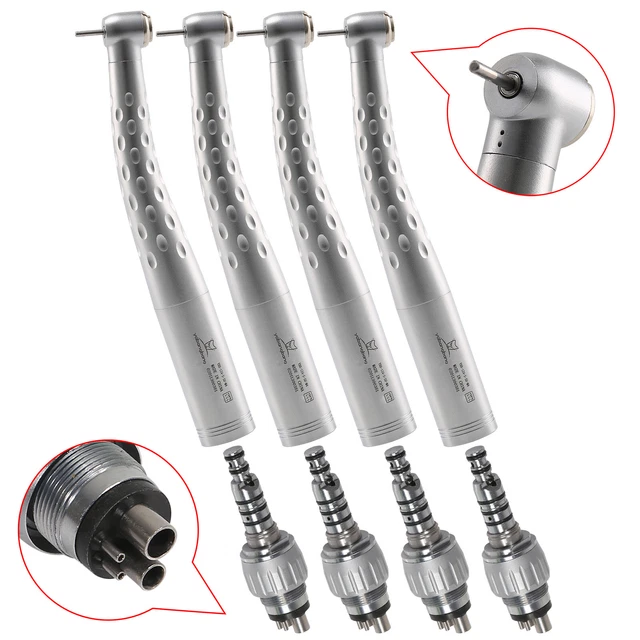 4 Dental High Speed Handpiece Spray + Quick Coupler Swivel 4H GB-4