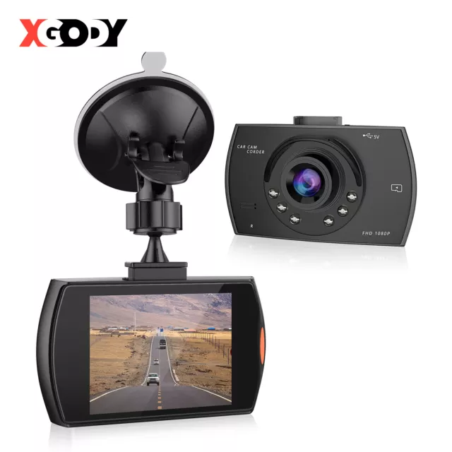 1080P HD 2.7" Dash Cam Car DVR Video Recorder G-sensor Front Camera Night Vision