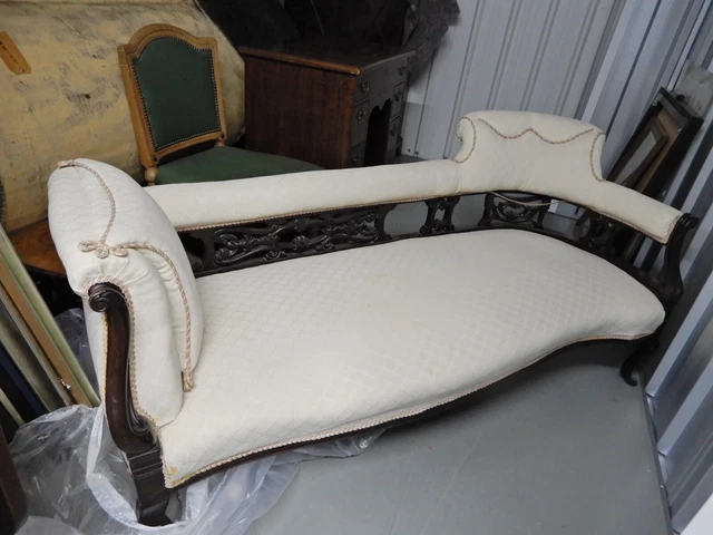 antique victorian chaise longue