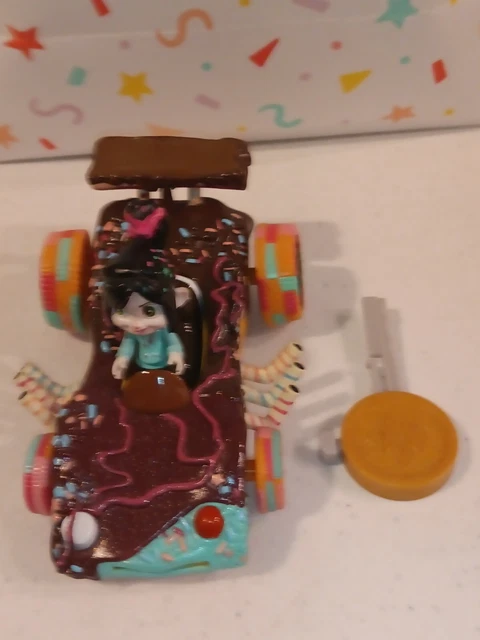 DISNEY WRECK IT Ralph, Vanellope Von Schweetz Sugar Rush Car, Keys, And ...
