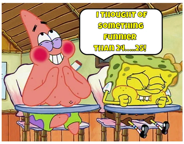 Weißt Du Was Noch Lustiger Ist Als 24 Spongebob SPONGEBOB WAS IST lustiger als 24 Kuchen essbares Bild Zuckergussblatt
