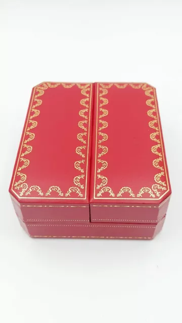 Scatola orologio Cartier Red Box uhrenbox etui boîte RARA  da collezione ☆☆☆☆☆