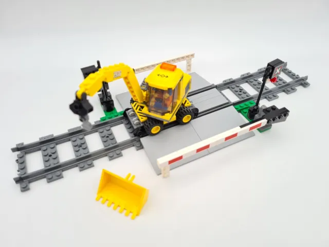 Lego® Eisenbahn 9V RC TRAIN 7936 Bahnübergang Kfz LEVEL CROSSING ZUG
