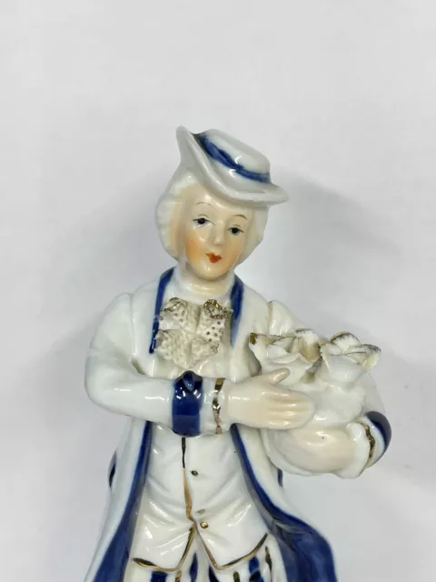 Alte Wunderschöne Porzellan Figur ca 19cm hoch Logo mit Krone TOP! #4097 3