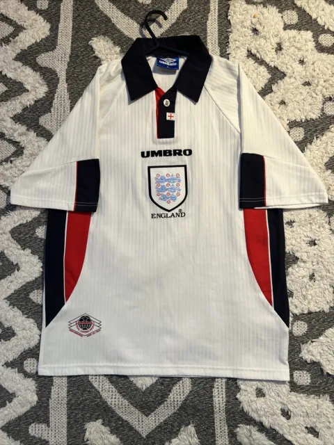 England 1998 Home Football Shirt Umbro Adult Mens Medium Vintage And Original