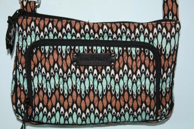 EUC Vera Bradley Sierra Stream Zip Hipster Adjustable Crossbody Shoulder Bag