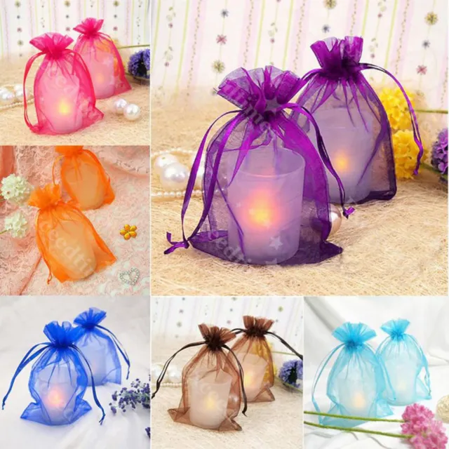 Wedding Favours Sheer Gift Bags Jewellery Packing Organza Pouch Gift Bag