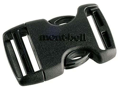 Hebilla de liberación lateral Mont-bell 20 mm negra 1124355 BK 1124355