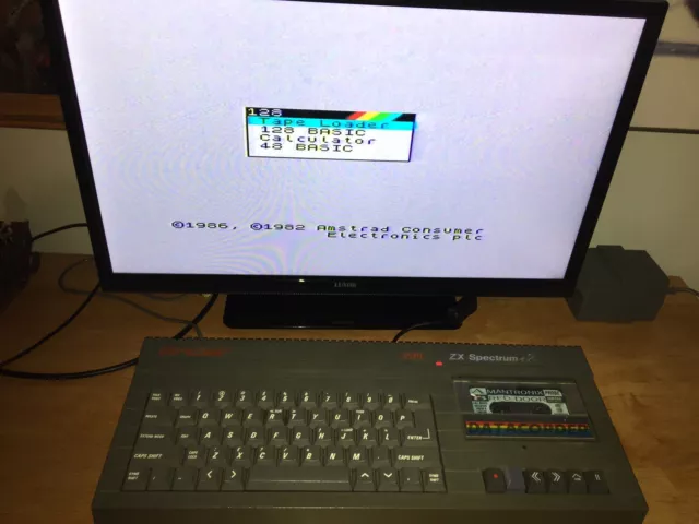 Sinclair Zx Spectrum 128k Plus 2 Grey Fully Working