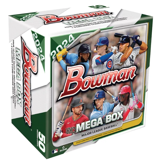 2024 BOWMAN BASEBALL Factory Sealed Mega Box 49.89 PicClick
