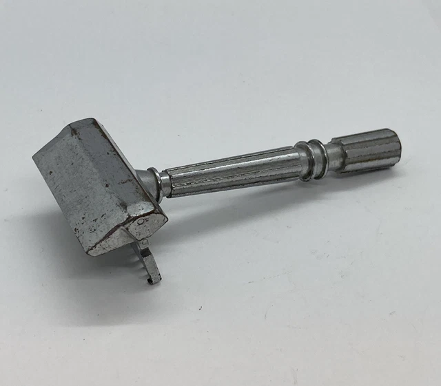 Vintage 1930's Gem Micromatic Brass Open Comb Safety Razor USA