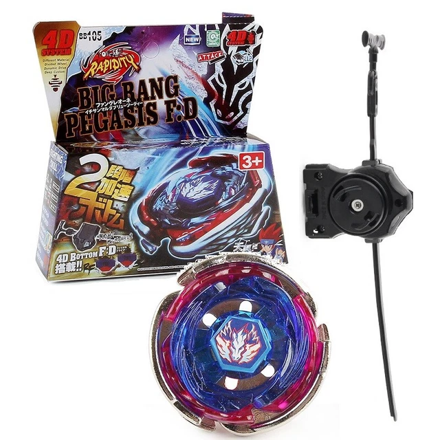 Beyblade Burst BB105 Big Bang Pegasus 4D Gyro Arena Master Fusion W/Launcher