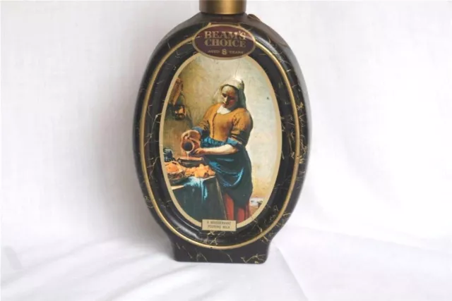 Jim Beam -- Beams Choice  Whiskey Decanter ...Maidservant Pouring by Vermeer