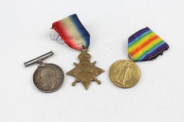 WW1 1914-15 Star Trio Named C.Z.249 A. Falconer P.O.R.N.V.R