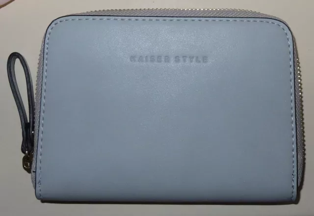 KAISER CRAFT KAISER STYLE Grey Zip Around Wallet Purse One Size