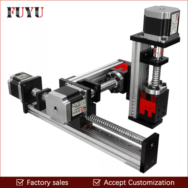 CNC Linear Rail Guide Ball Screw Slide XYZ Motion Stage Actuator Position System