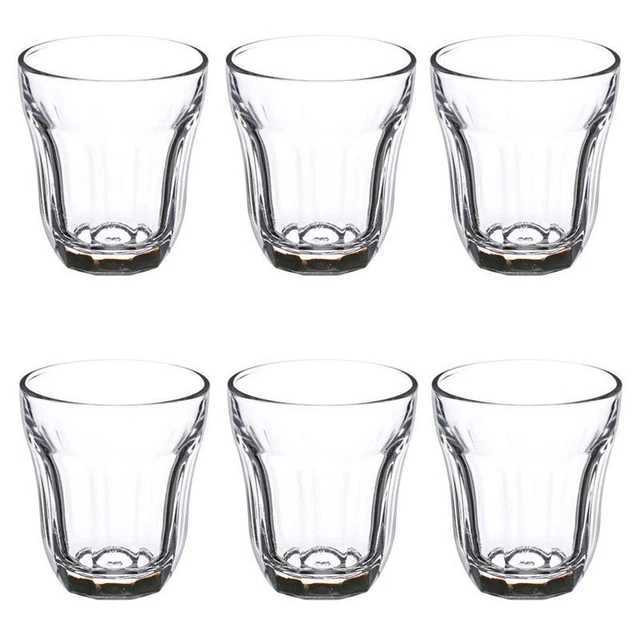 Lot de 6 Verres à Thé "Baroque" 10cl Transparent