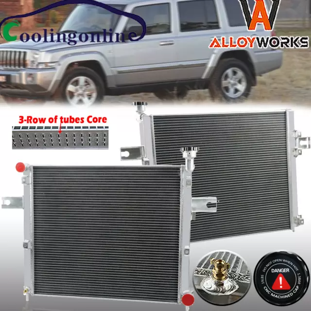 3 ROW ALUMINUM Radiator For 1999-2005 Jeep Grand Cherokee Wj Wg Wh Wk 3.0  4.7 V8 $259.00 - PicClick AU