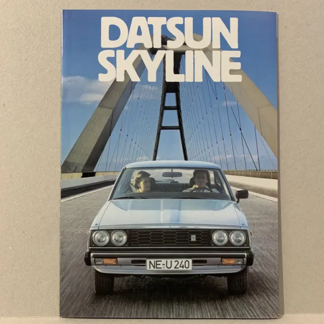 DATSUN SKYLINE / brochure catalogue 14p DE 1979 / rare!