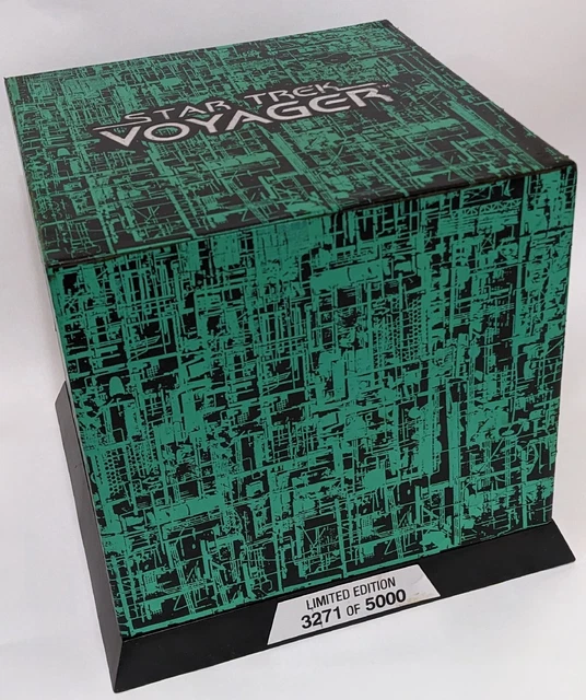 Star Trek Voyager Limited Edition 3271/5000 Borg Cube Box Seasons 1-7 COA