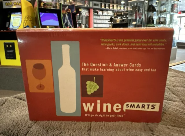 WINE SMARTS Question & Answer Cards Trivia Game Learn about Wine NEW & SEALED