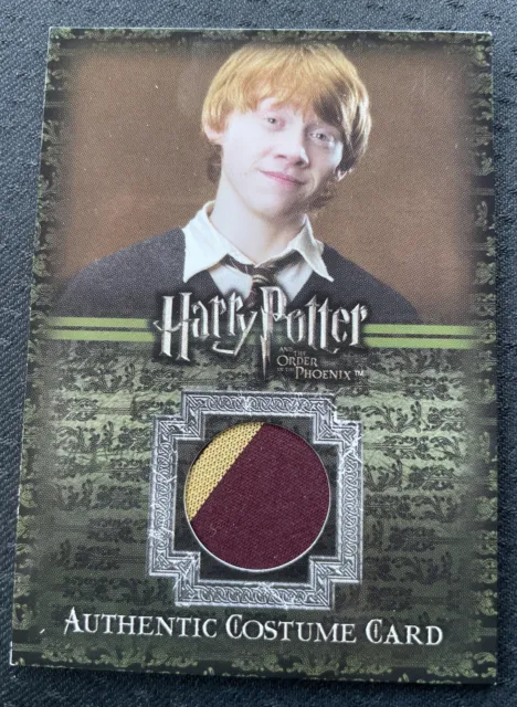 RUPERT GRINT HARRY Potter Order Of Phoenix Costume Card C6 027/120 Ron ...