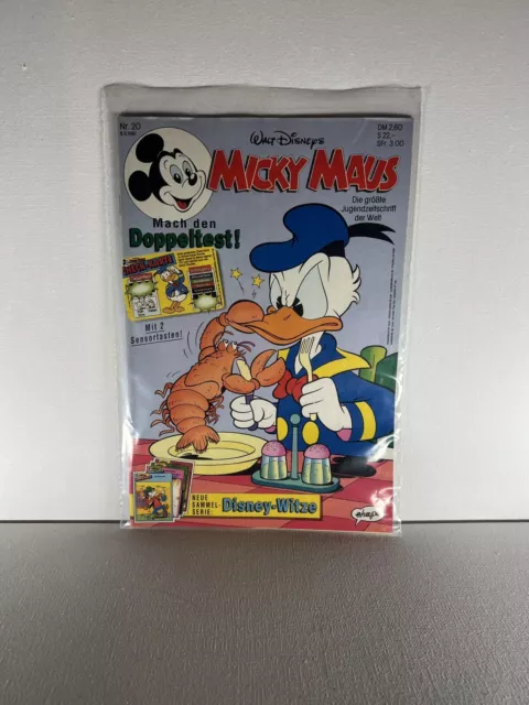 Micky Maus Heft Nr 20 Disney Comic #A9 Sammlung Selten 1994 1992 1990 1989 Usw