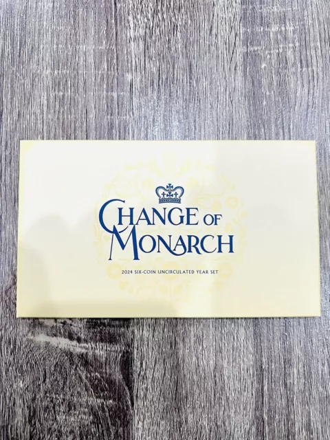 2024 Australia Change Of Monarch Six- Coin Uncirculated Coin Set 📮Freetrackpost