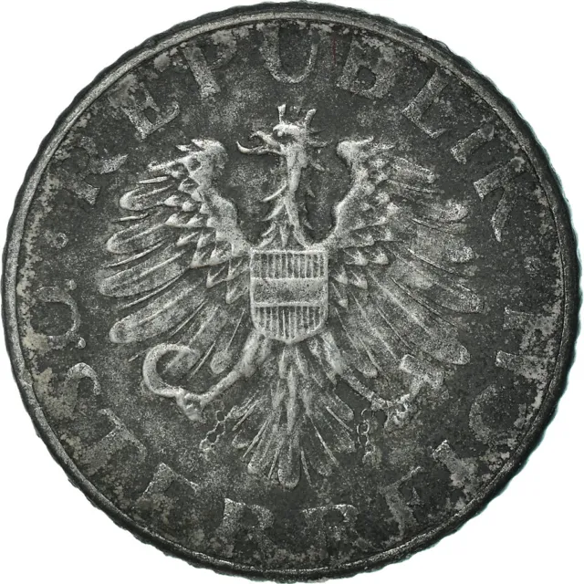 [#829112] Coin, Austria, 5 Groschen, 1957, VF, Zinc, KM:2875