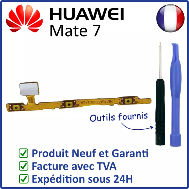 Nappe Interne Des Boutons Touches Power On Off Et Volume + - Du Huawei Mate 7