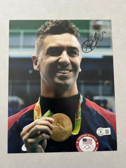 Anthony Ervin autographed signed 8x10 photo Beckett BAS COA USA Swimming Olympic