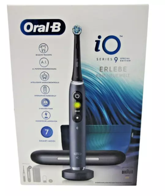 Oral-B iO Series 9 Elektrische Zahnbürste Electric Toothbrush 7 Putzmodi für 215