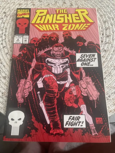 The Punisher War Zone #8 Marvel Comics 1992 Bagged / Boarded.  Nm-