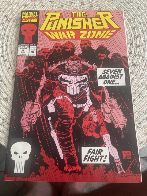 The Punisher War Zone #8 Marvel Comics 1992 Bagged / Boarded.  Nm-