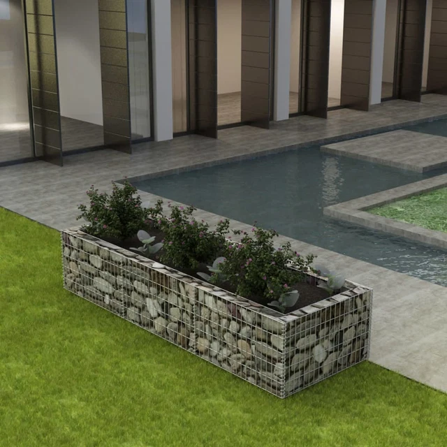 Gabion Planter Steel 106.3"x35.4"x19.7" T6O1