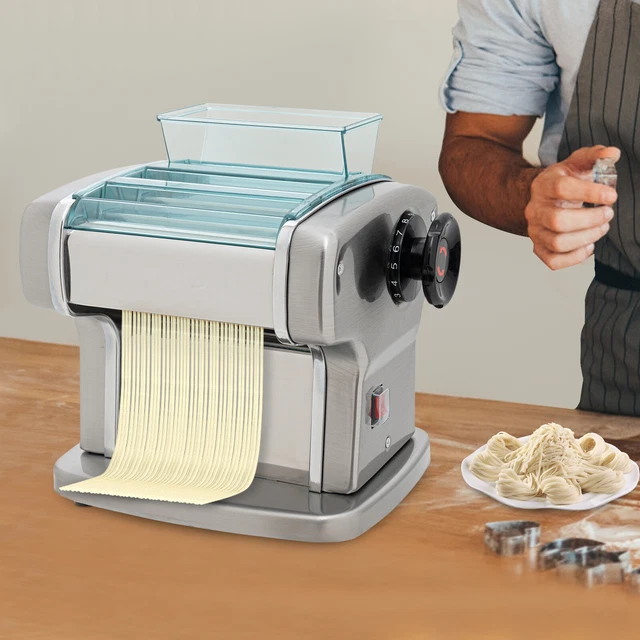 Macchina Per Pasta Elettrica Royal Catering 26cm - 600W Spessore 1-14mm Acciaio Inox