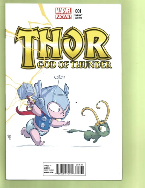 Marvel Comics Thor God of Thunder (2012) #1 Skottie Young Variant VF/NM