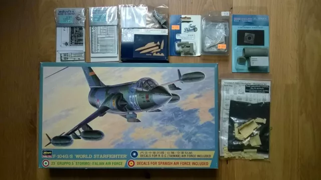 1/32  F-104G/S Hasegawa + Lots of Extras