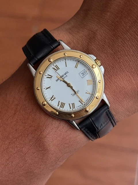 Cadran De Montre Raymond Weil Galbee Quartz - Dimensions 21.5 X 25 Mm - Chiffres Romains - Occasion