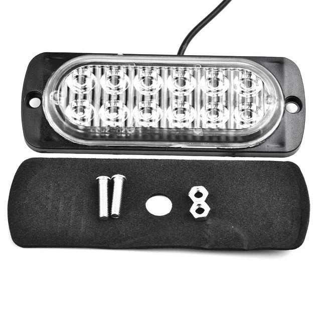 AUXTINGS 2 pièces 9 pouces 294W LED Pods Light Bar Rouge