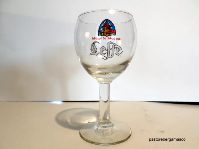 Calice Leffe,bicchiere da birra da collezione,vintage, 25 cl.