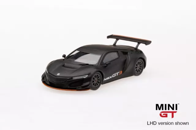 Mini GT 1/64 Acura NSX GT3 (Black) 2017 LA Auto Show Diecast Model Car MGT00026