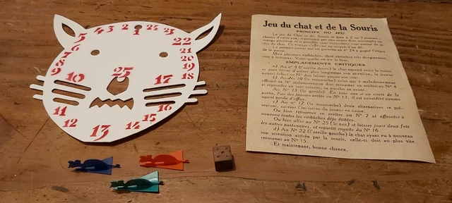 JEU DU CHAT Et De La Souris Ancien EUR 7,00 - PicClick FR