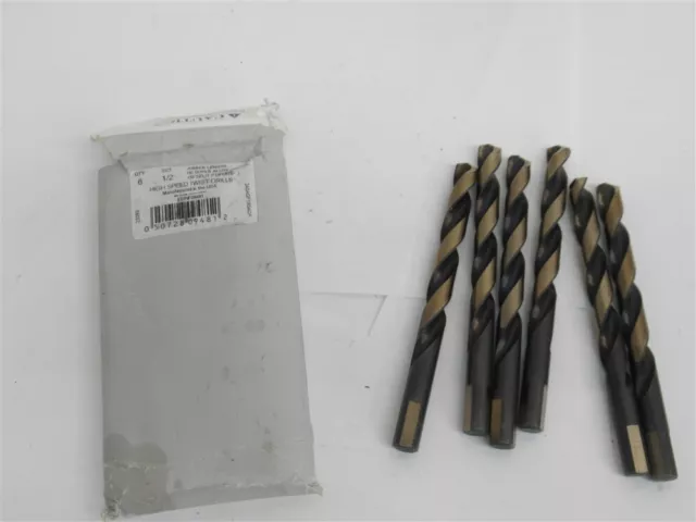 09481 , 1/2" HSS Jobber Length Drill Bit (PK 6)